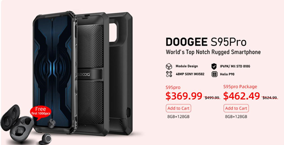Smartphones Doogee al precio mas bajo este 11.11 en Aliexpress