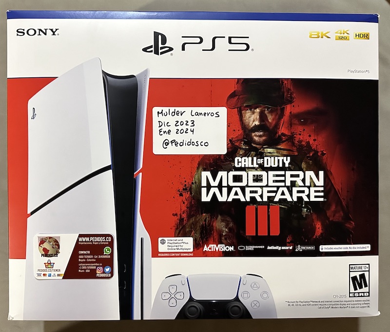 Vendo - Consola PS5 Playstation 5 Slim 1TB de Disco Bundle Call of Duty  Modern Warfare 3 Nueva