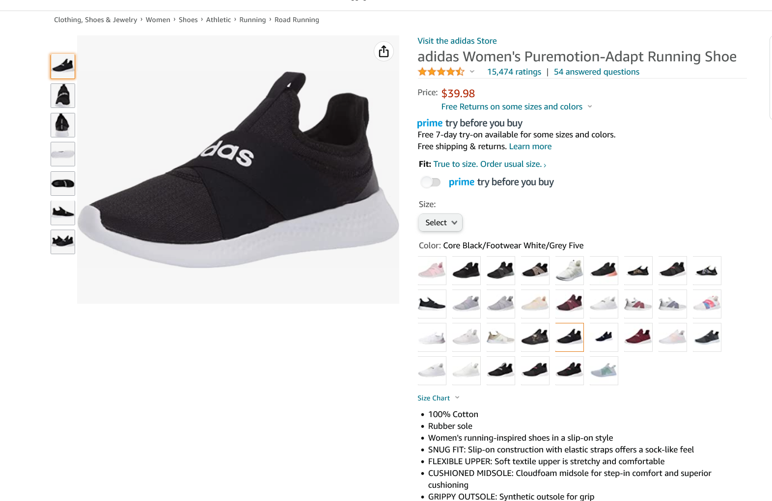 Screenshot 2022-11-26 at 10-55-42 Amazon.com adidas Women's Puremotion-Adapt Running Shoe Road...png