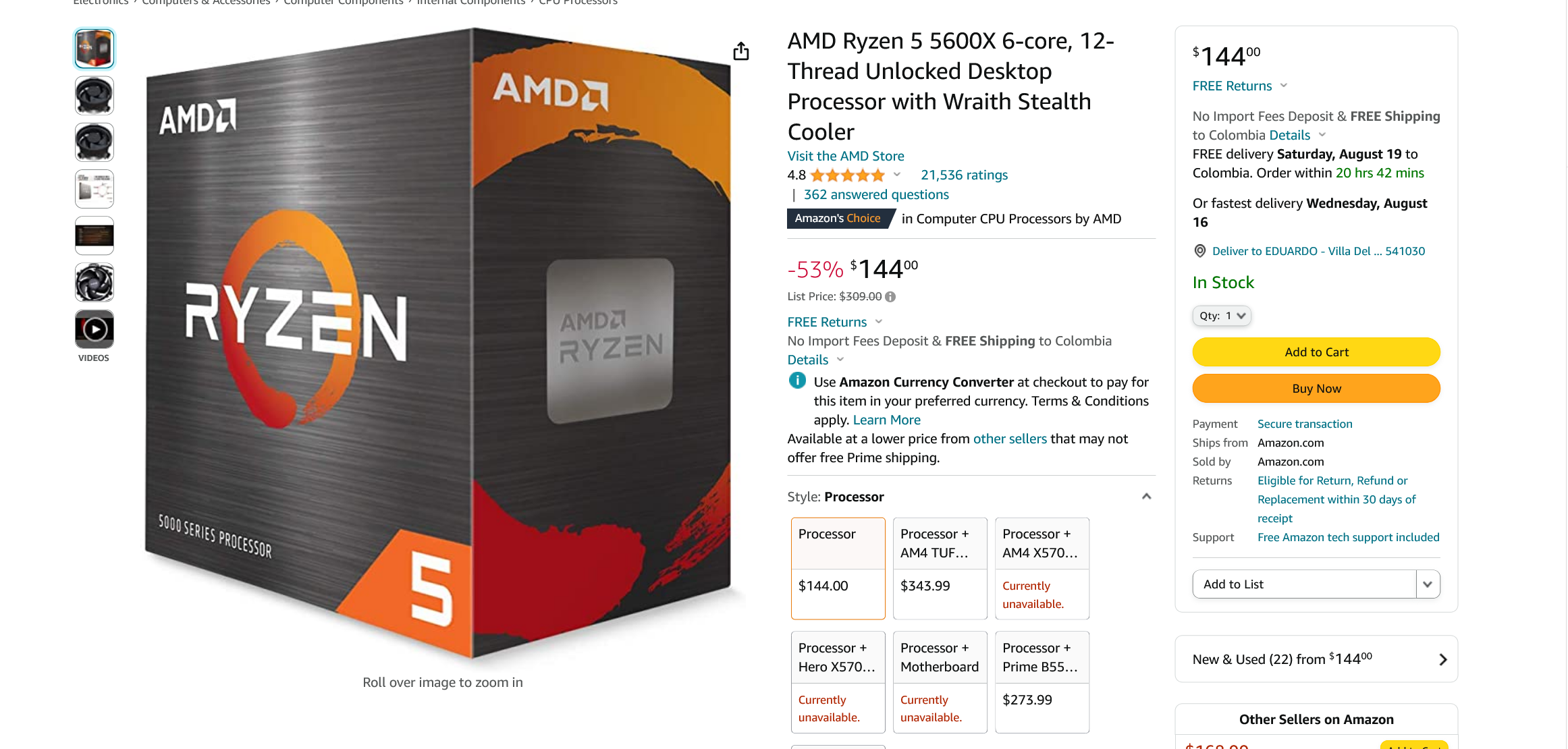 Screenshot 2023-08-05 at 12-18-03 Amazon.com AMD Ryzen 5 5600X 6-core 12-Thread Unlocked Deskt...png